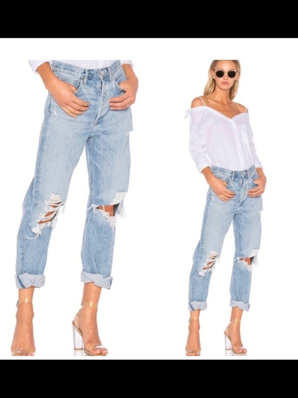 Agolde 90's Mid Rise Loose Fit Jeans Size 26